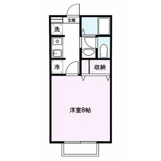 アムール【1階】の間取り
