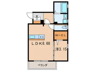 THE HILLS KOKURA【6階】の間取り