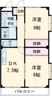 ビューシャトル【2階】の間取り