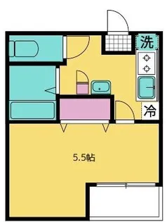 カーサ・アルモ【1階】の間取り