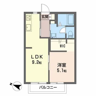 ガーデンハウス【2階】の間取り
