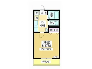 グランシャリオ【1階】の間取り