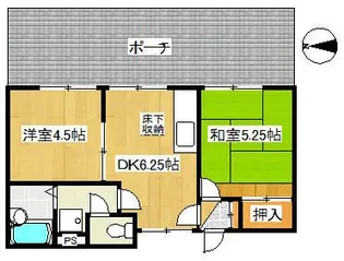 ドエル・レジェンド【1階】の間取り