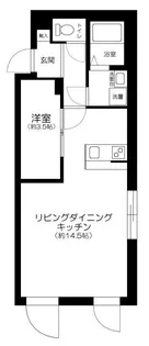 Le Nid 日本橋【3階】の間取り
