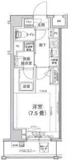 アイルルシェール錦糸町【2階】の間取り