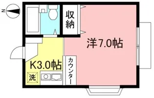 メゾン・ド・フルール【1階】の間取り