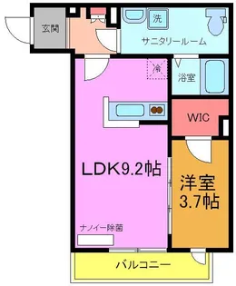オリーブクロス【2階】の間取り