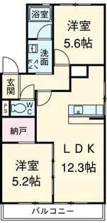 第2サンハイツ大森【2階】の間取り