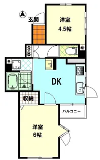 ヴェネェフィット大山【3階】の間取り