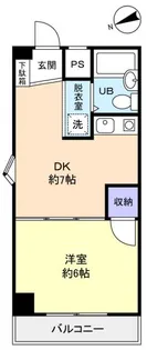 レジデンス松の木【3階】の間取り
