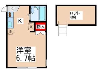ベルカイユ【2階】の間取り