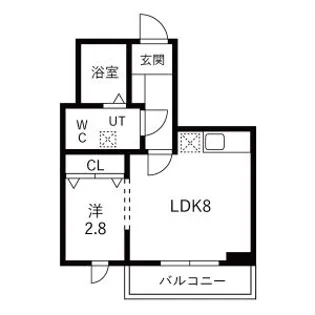 メリディアン利府加瀬壱番館【1階】の間取り
