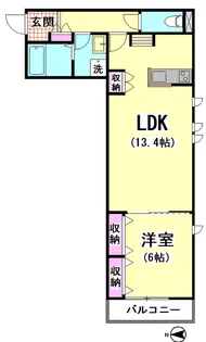 NEWRISE 大森本町【3階】の間取り