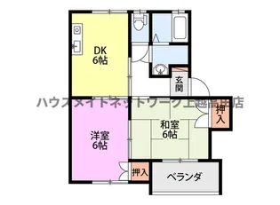 コーポファイン【1階】の間取り