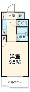 アップル第3マンション【5階】の間取り