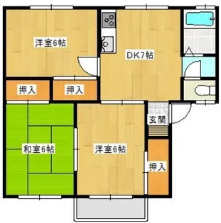 ●センチュリーナカムラB【1階】の間取り
