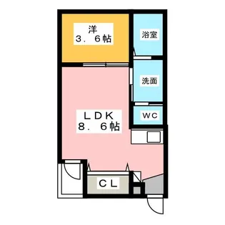 Studio N【3階】の間取り