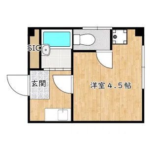 池田マンション【4階】の間取り