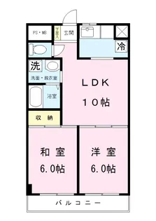 エスペランサ宮前【2階】の間取り