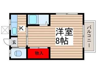 ミドリ荘【2階】の間取り