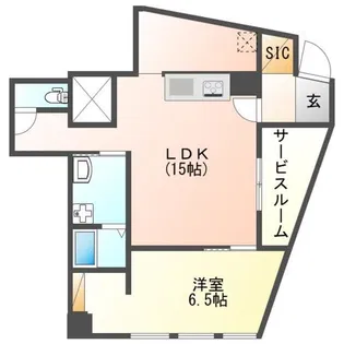 リヴェールプラザ【1階】の間取り