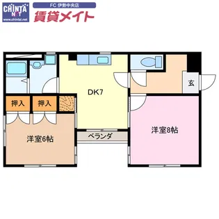 メゾンNK【1階】の間取り