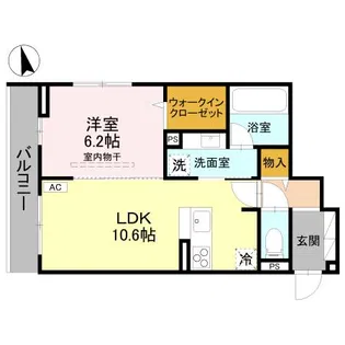 le lien【2階】の間取り