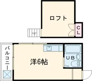 ドミール池尻【2階】の間取り