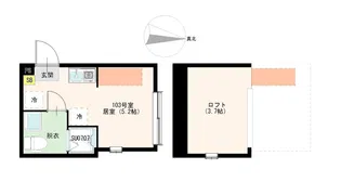 ハーモニーテラス亀有III【1階】の間取り