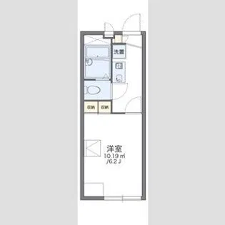 レオパレスあつた【2階】の間取り