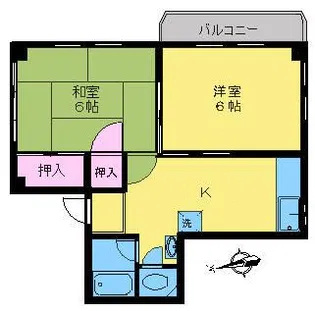 武蔵野ビル【3階】の間取り