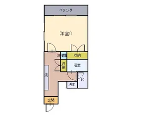 第二平田ビル【5階】の間取り