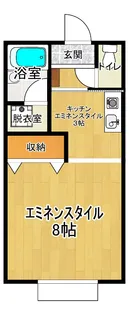 ティアラハウス横堀【2階】の間取り