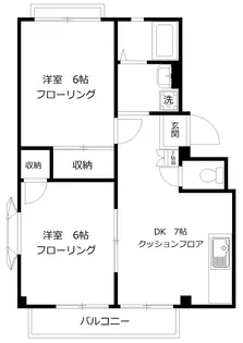 グリーンハイツA【3階】の間取り