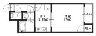 ブレスコート新金岡V号館【2階】の間取り