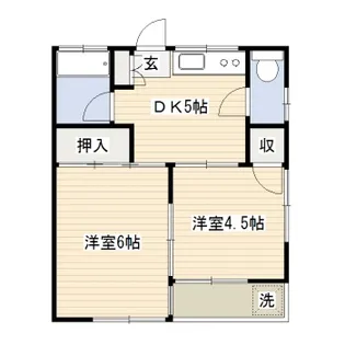 東京都三鷹市新川1【アパート】の間取り