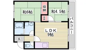 白国ハウス【2階】の間取り