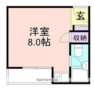 コーポホワイト南出島B棟【3階】の間取り
