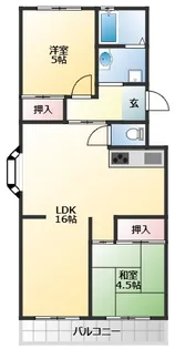 グリーンハイム山口【2階】の間取り