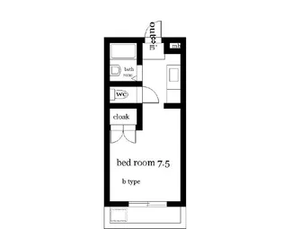 オクトワール宮崎西【3階】の間取り