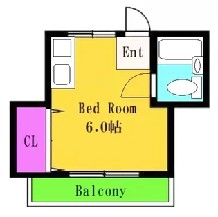 不器ハイツ【2階】の間取り