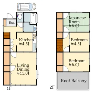 東京都八王子市中野上町5【一戸建】の間取り