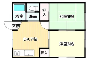 ドミール山本【1階】の間取り