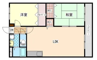シトラスハーモニー【1階】の間取り