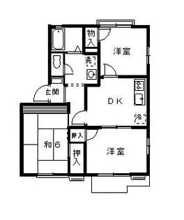サニーコート【2階】の間取り