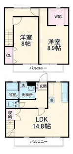 ディアコート・パルの間取り