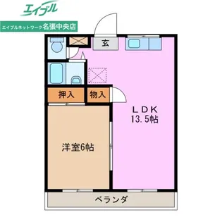 フラット立石(大屋戸)【1階】の間取り