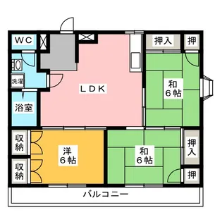 ハイツフローレンス【2階】の間取り