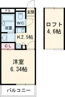 Sophia Twin Leaf【2階】の間取り