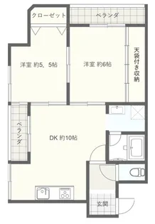 レジデンス今井1号館【2階】の間取り